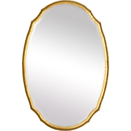 Issac Wall Mirror - Gold