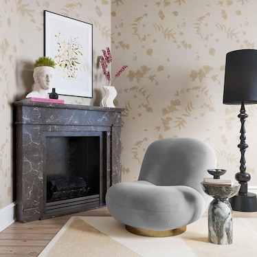 Issey Swivel Accent Chair