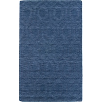 ives blue area rug  x    