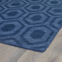 ives blue area rug  x    