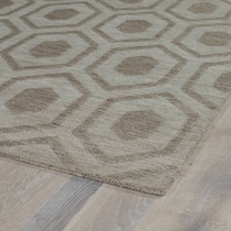 ives light brown area rug  x    