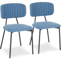 ivy blue dining chair   