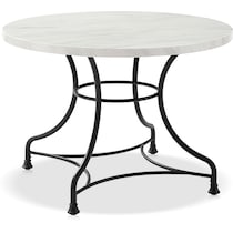 izzy black dining table   