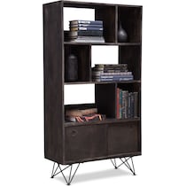 jack dark brown bookcase   