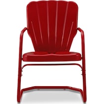 jack red outdoor chair set   