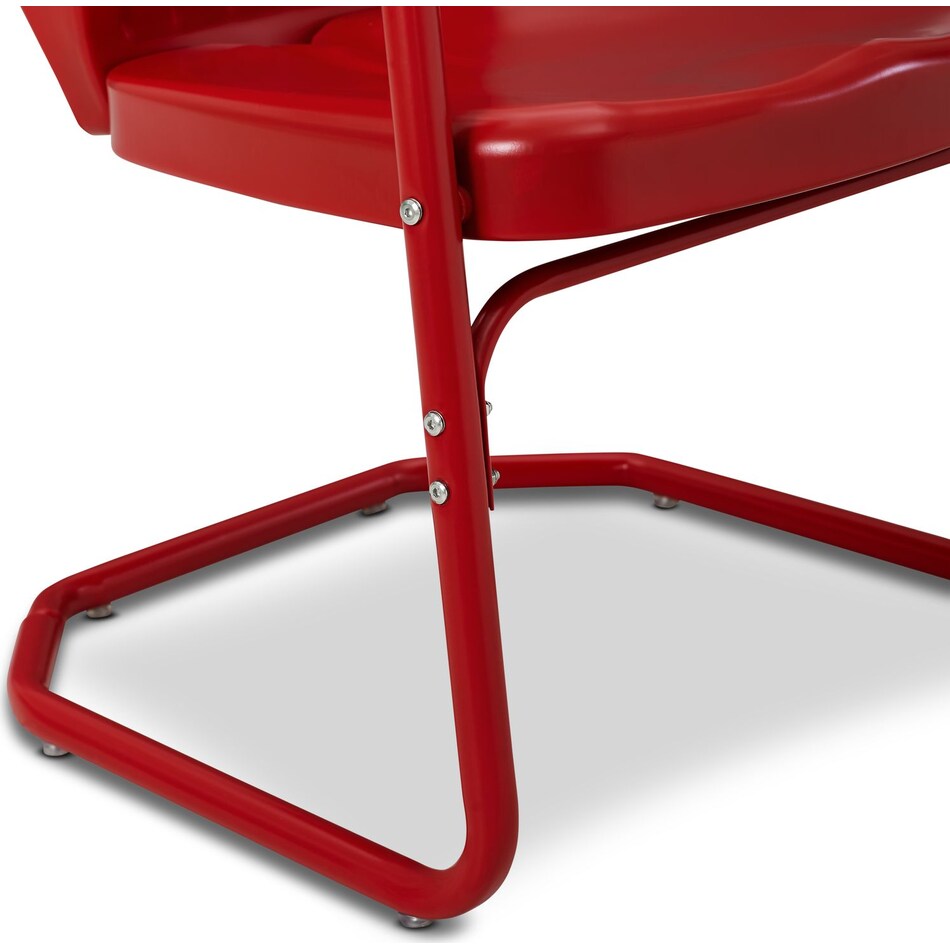 jack red outdoor chair   