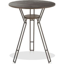 jackie dark brown counter height table   