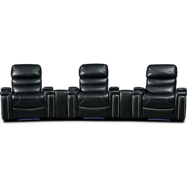 Jackson 5-Piece Triple-Power Reclining Home Theater Sectional