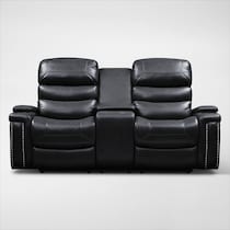 jackson black loveseat web   