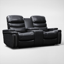 jackson black loveseat web   