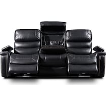 jackson black manual reclining sofa   
