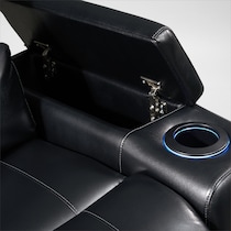 jackson black sectional   