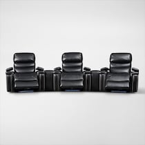 jackson black sectional   