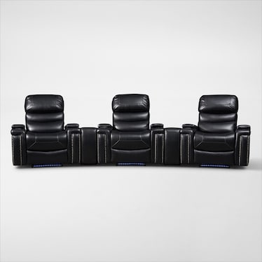 Jackson 5-Piece Manual Reclining Home Theater Sectional