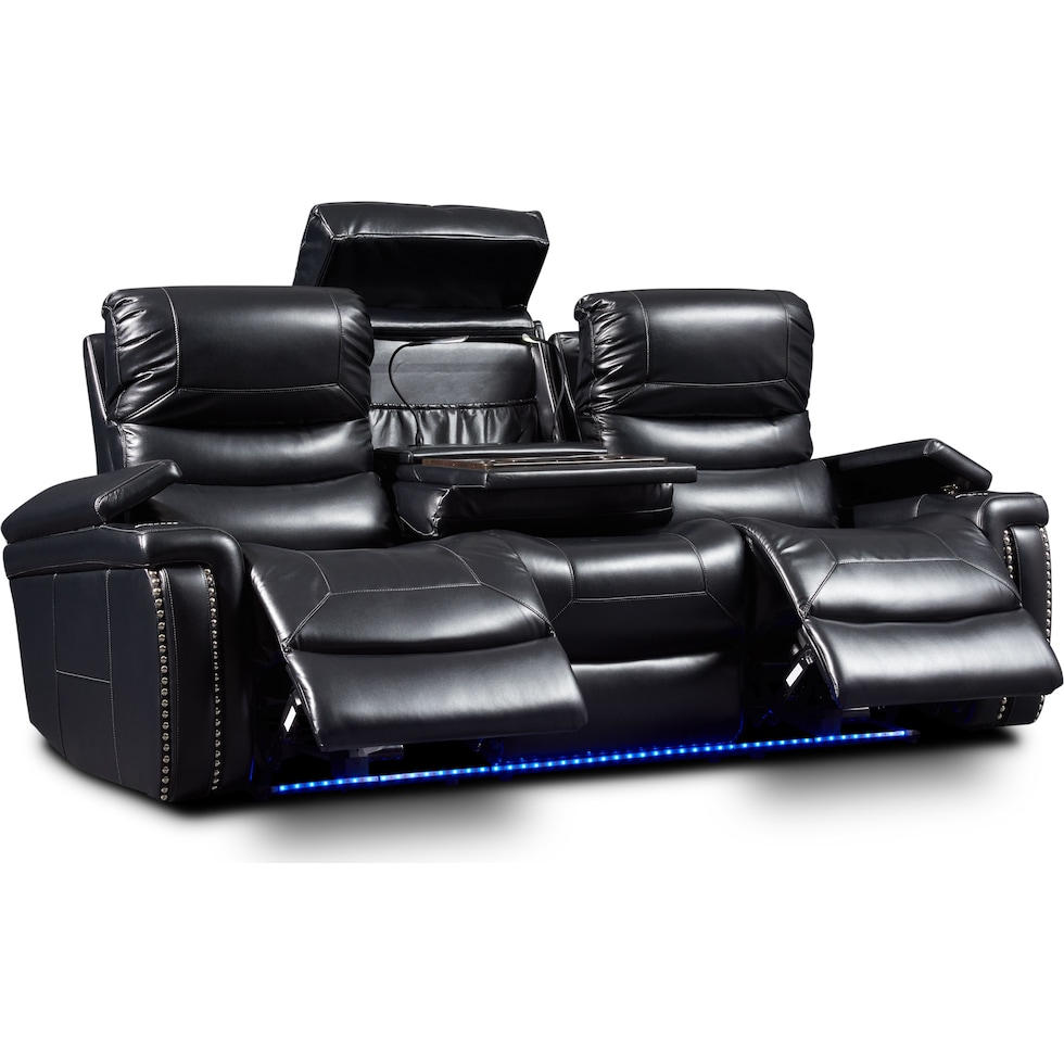 jackson black sofa   