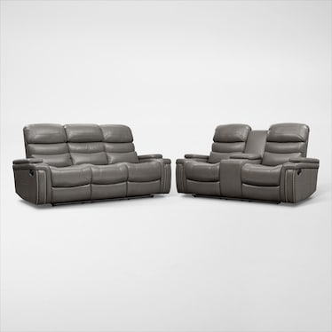 Jackson Manual Reclining Sofa and Loveseat Set