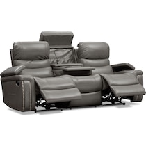 jackson gray  pc manual reclining living room   