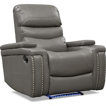 jackson gray  pc manual reclining living room   