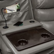 jackson gray  pc power reclining living room   