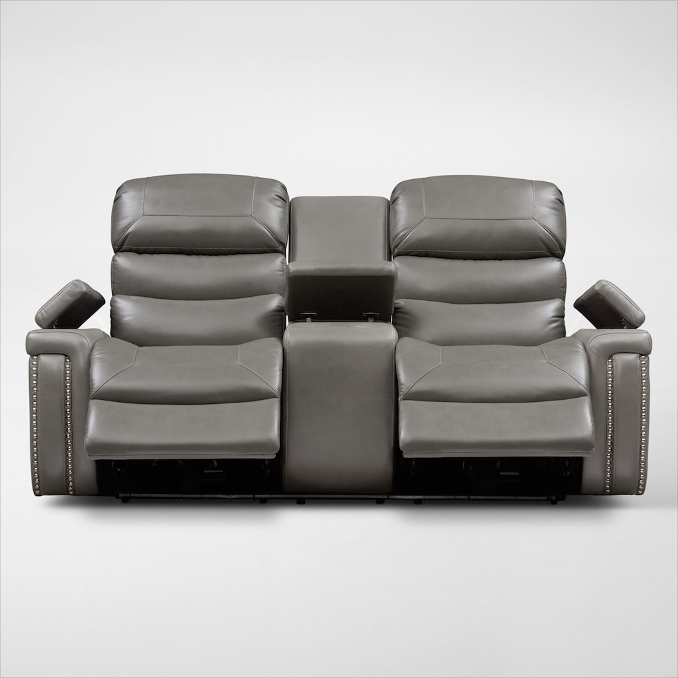jackson gray loveseat   