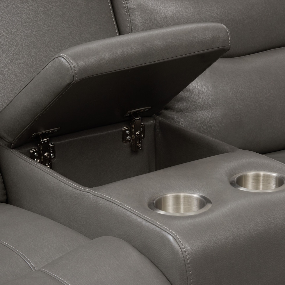 jackson gray loveseat   