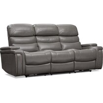 jackson gray power reclining sofa   