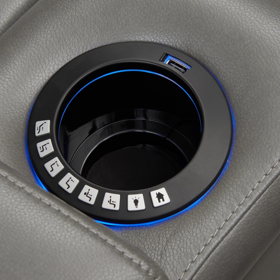 jackson gray recliner   