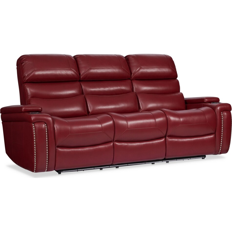 jackson red  pc manual reclining living room   