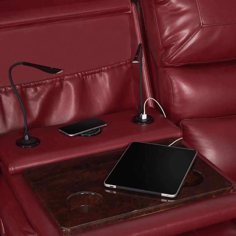 jackson red  pc manual reclining living room   