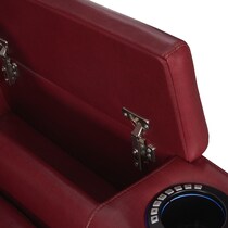 jackson red  pc manual reclining living room   