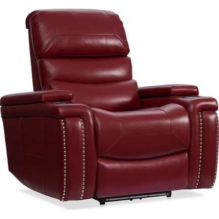 Jackson Manual Recliner - Red