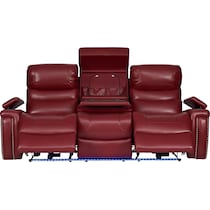 jackson red manual reclining sofa   