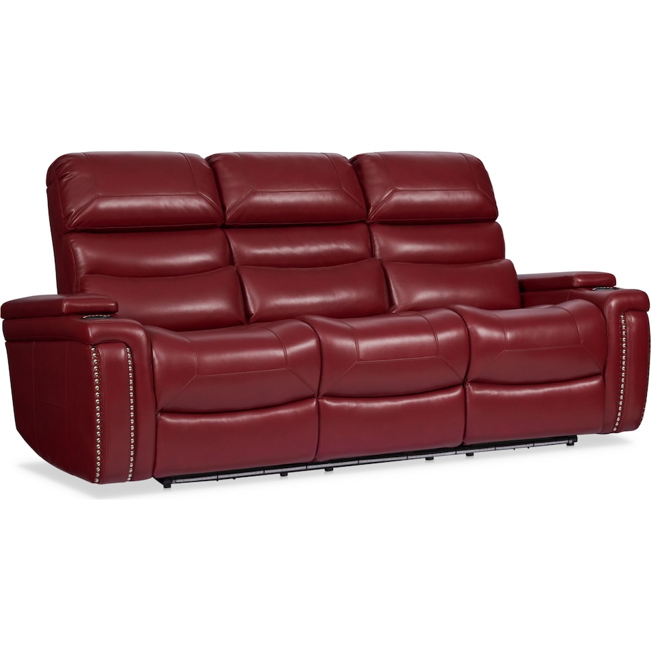 jackson red power reclining sofa   