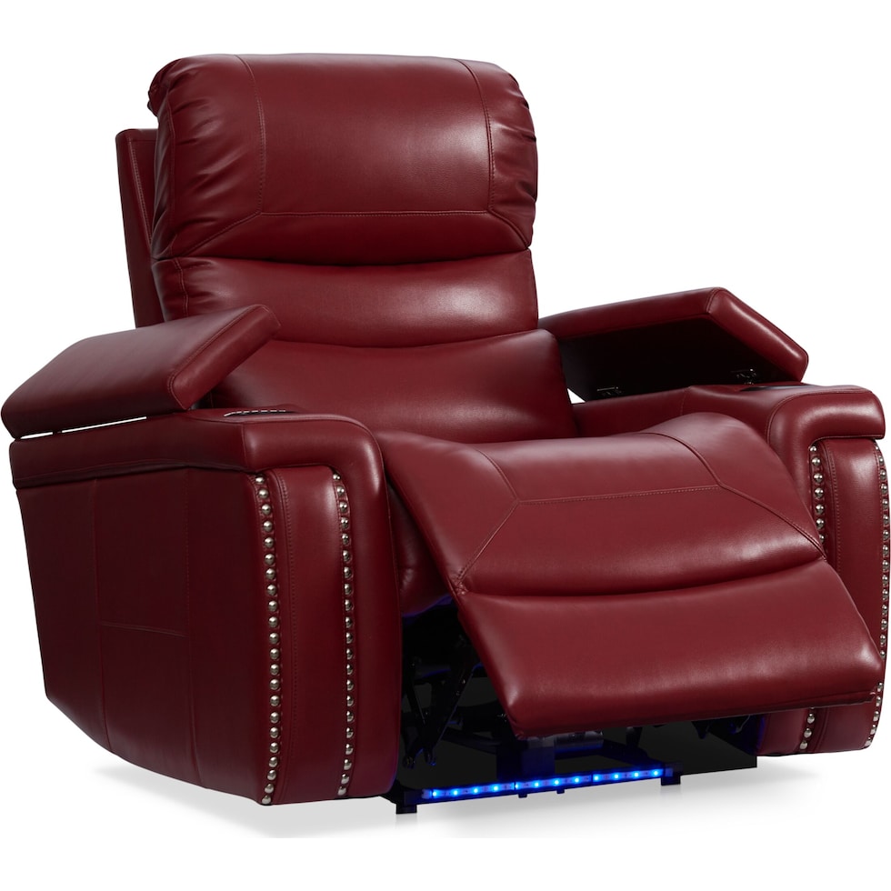 jackson red recliner   