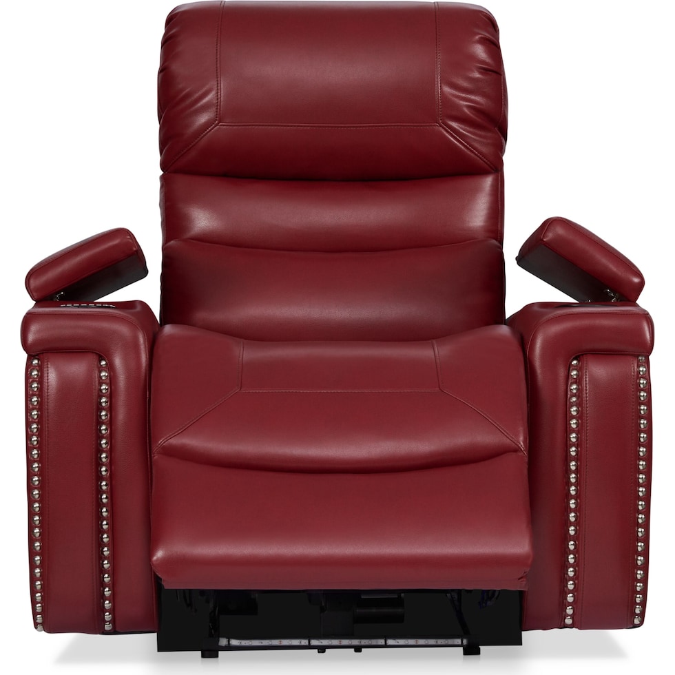 jackson red recliner   