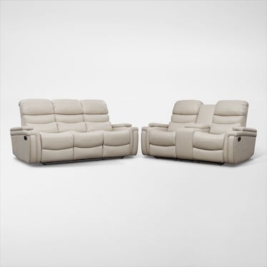 Jackson Manual Reclining Sofa and Loveseat Set