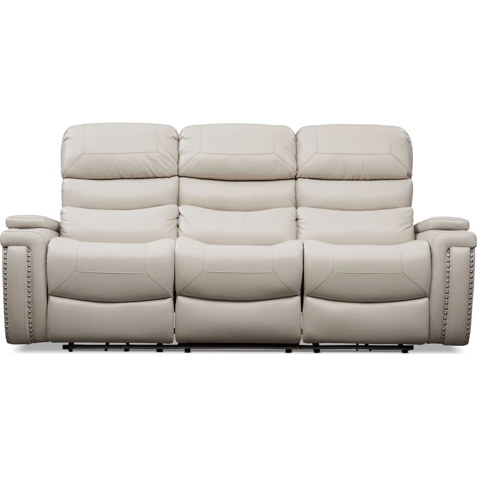jackson white  pc manual reclining living room   