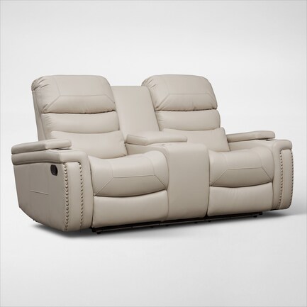 Jackson Manual Reclining Loveseat - Ivory