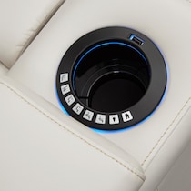 jackson white recliner   