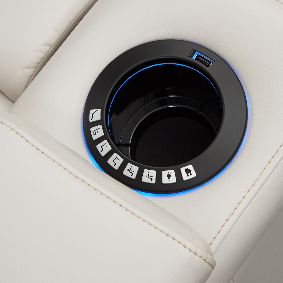 jackson white recliner   