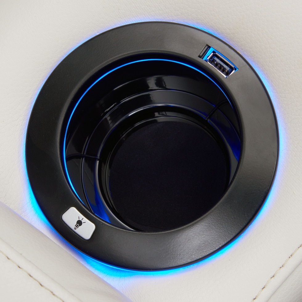 jackson white recliner   