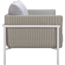 jacksonville gray outdoor loveseat   