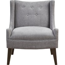jaclyn gray accent chair   
