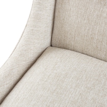 jaclyn white accent chair   