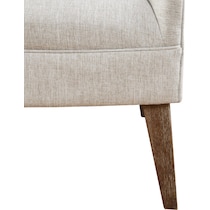 jaclyn white accent chair   