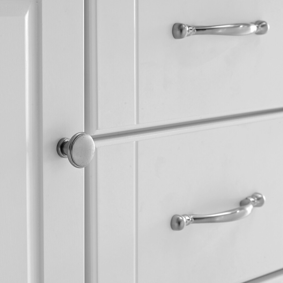 jake white kitchen cart   