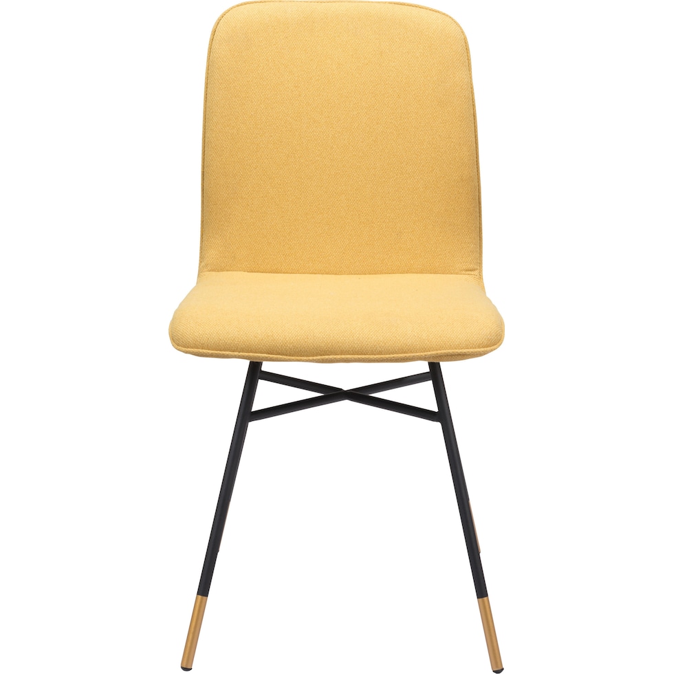 james yellow dining chair   