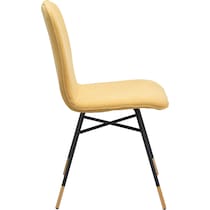 james yellow dining chair   