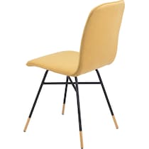 james yellow dining chair   