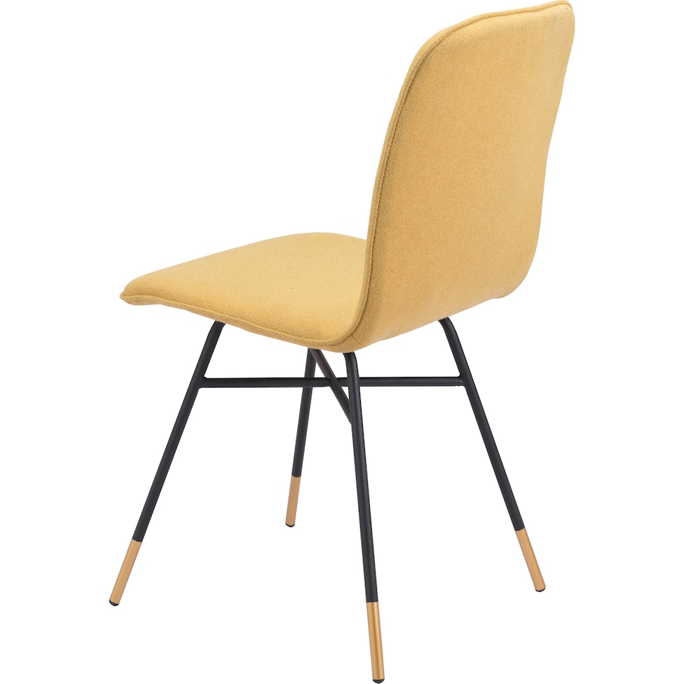 james yellow dining chair   